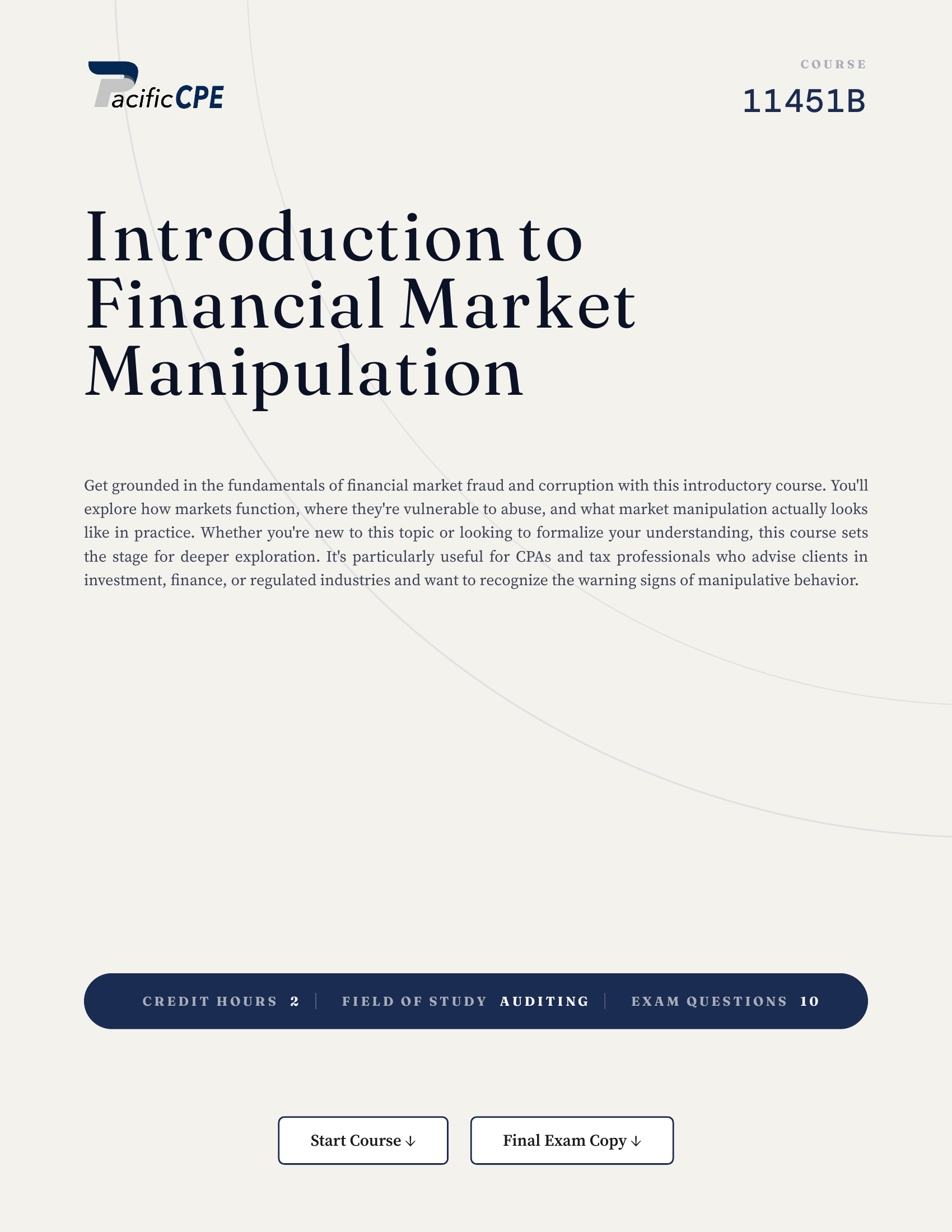 Introduction to Financial Market Manipulation