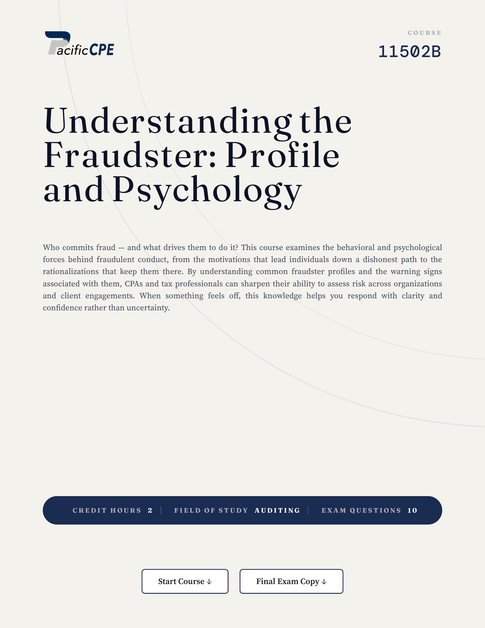 Understanding the Fraudster: Profile and Psychology
