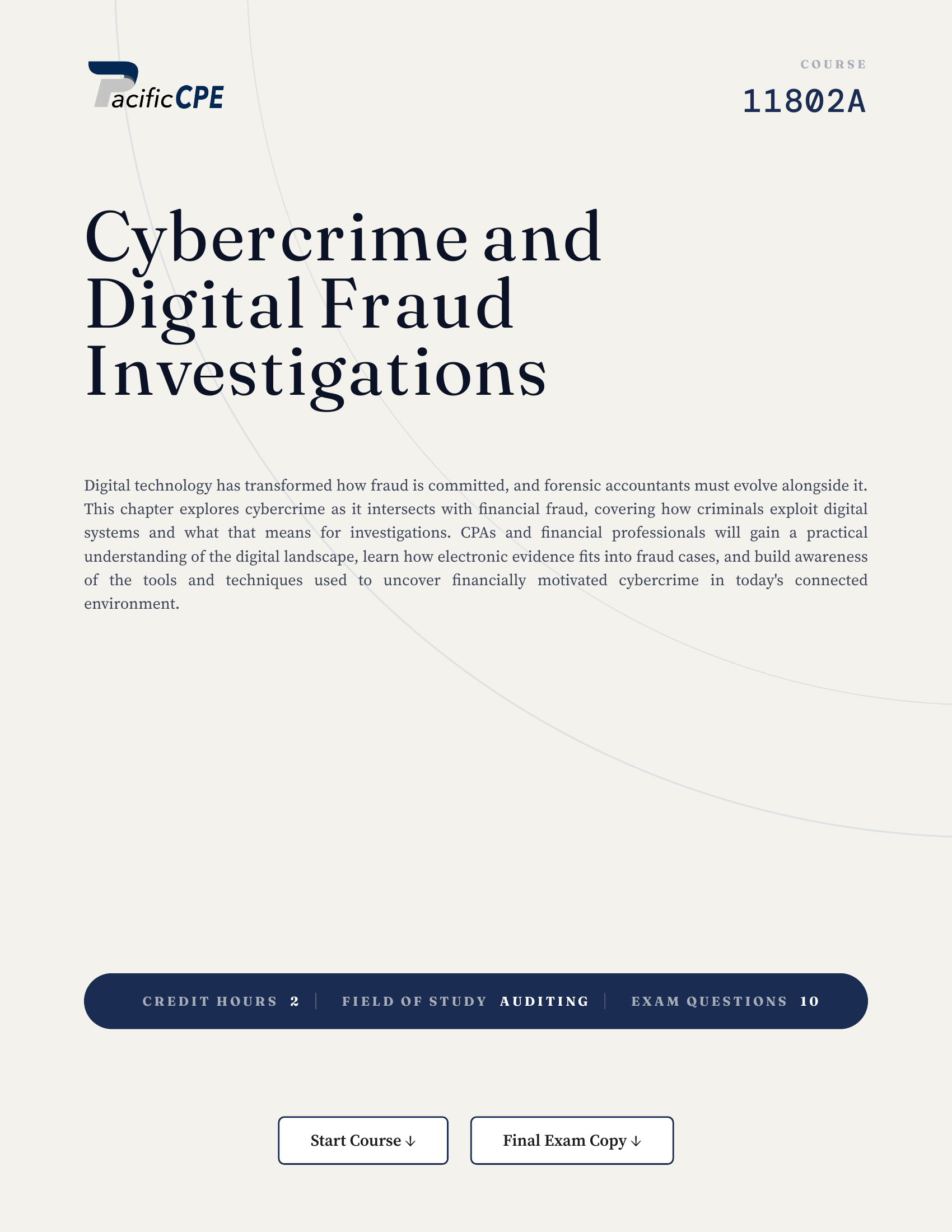 Cybercrime and Digital Fraud Investigations
