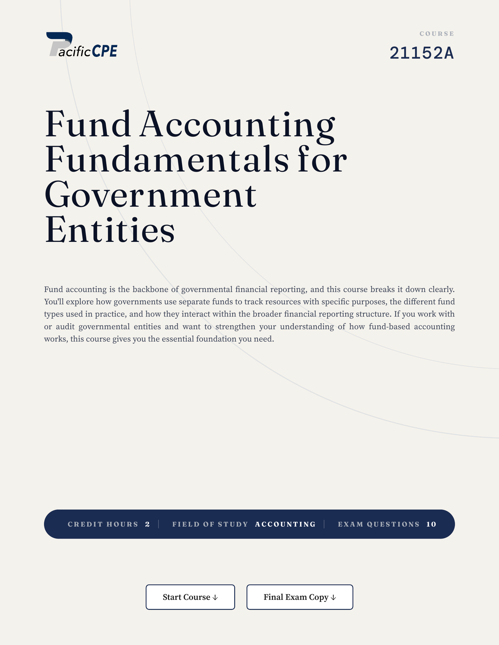 Fund Accounting Fundamentals for Government Entities