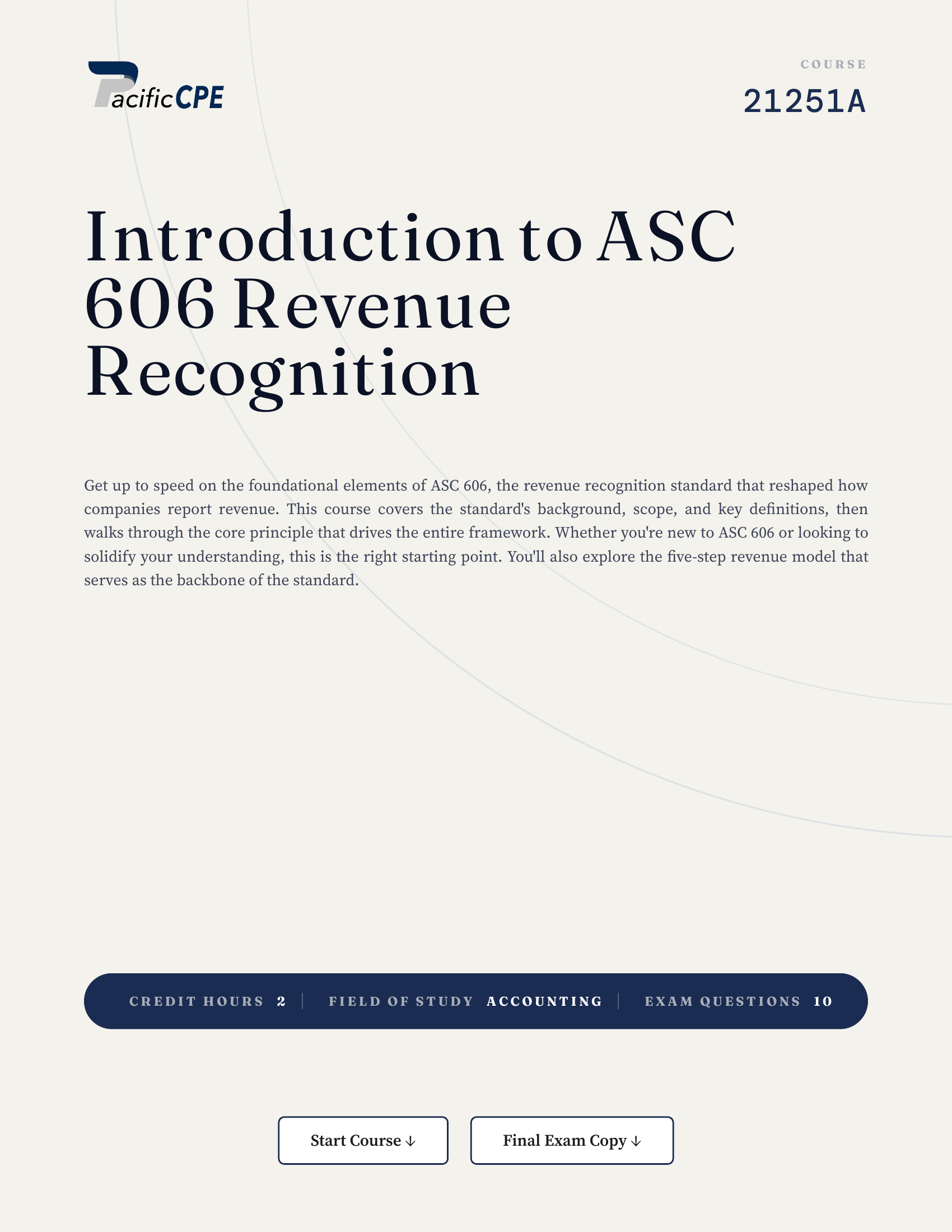 Introduction to ASC 606 Revenue Recognition