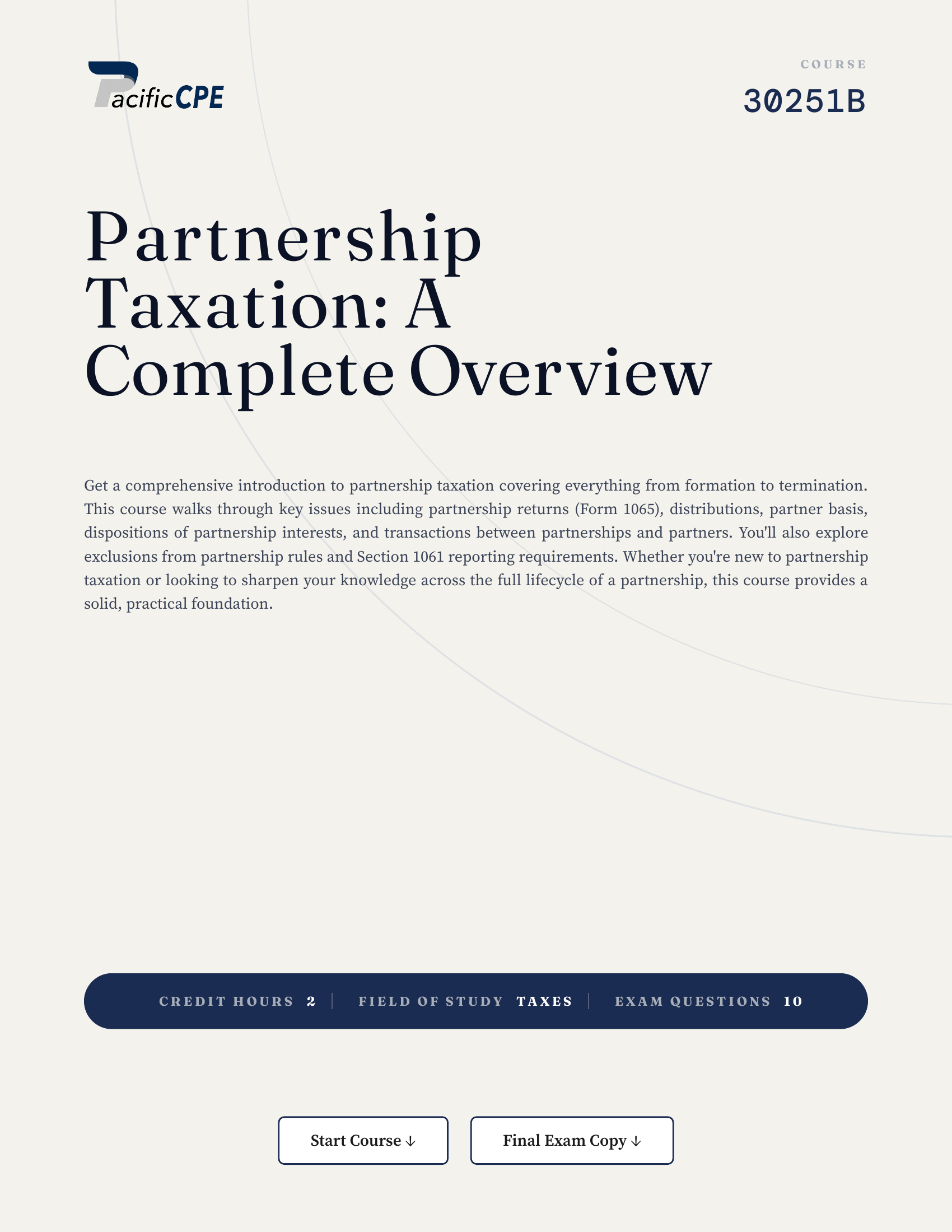 Partnership Taxation: A Complete Overview