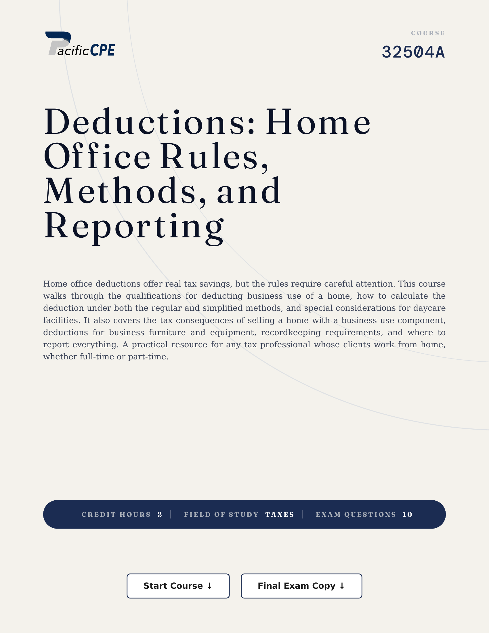 Deductions: Home Office Rules, Methods, and Reporting