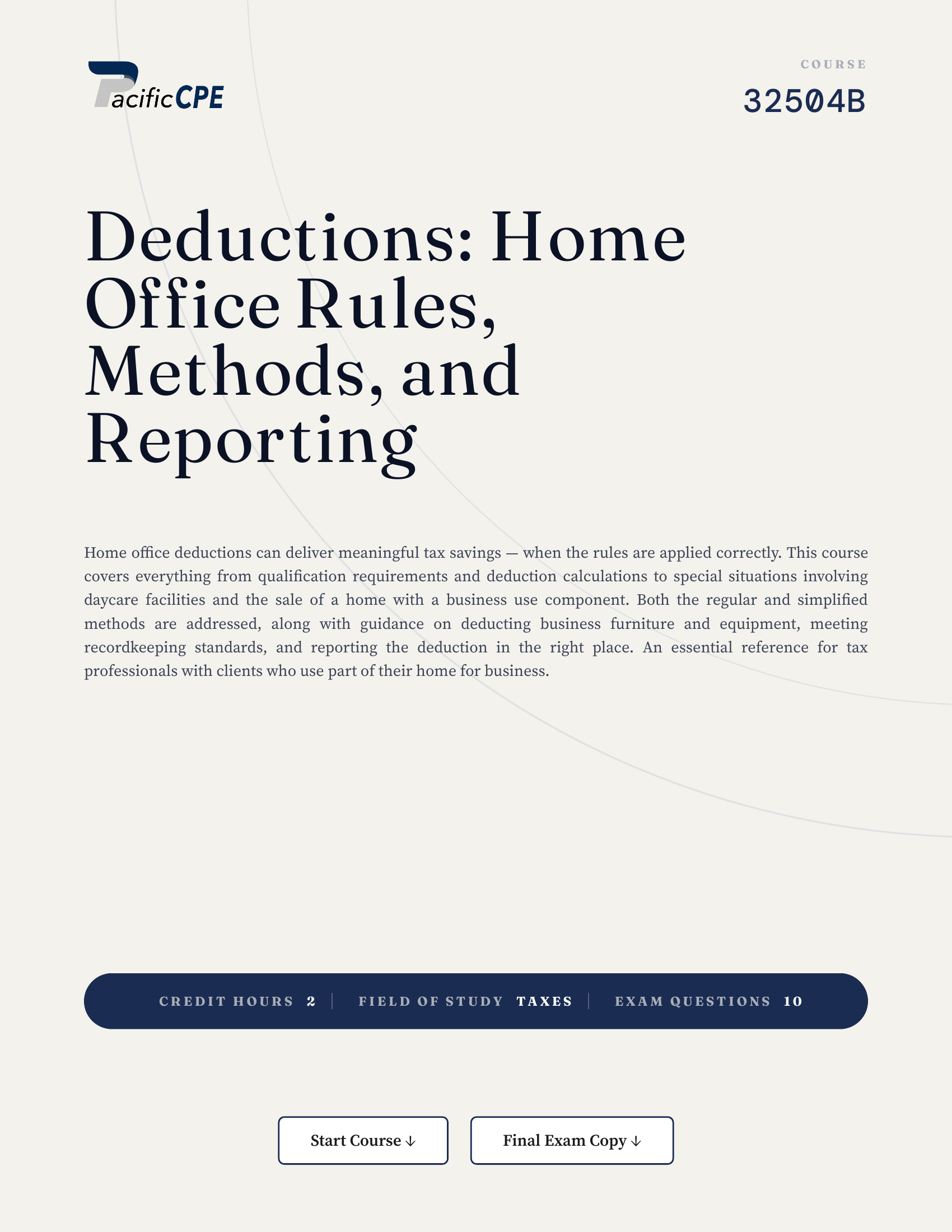 Deductions: Home Office Rules, Methods, and Reporting