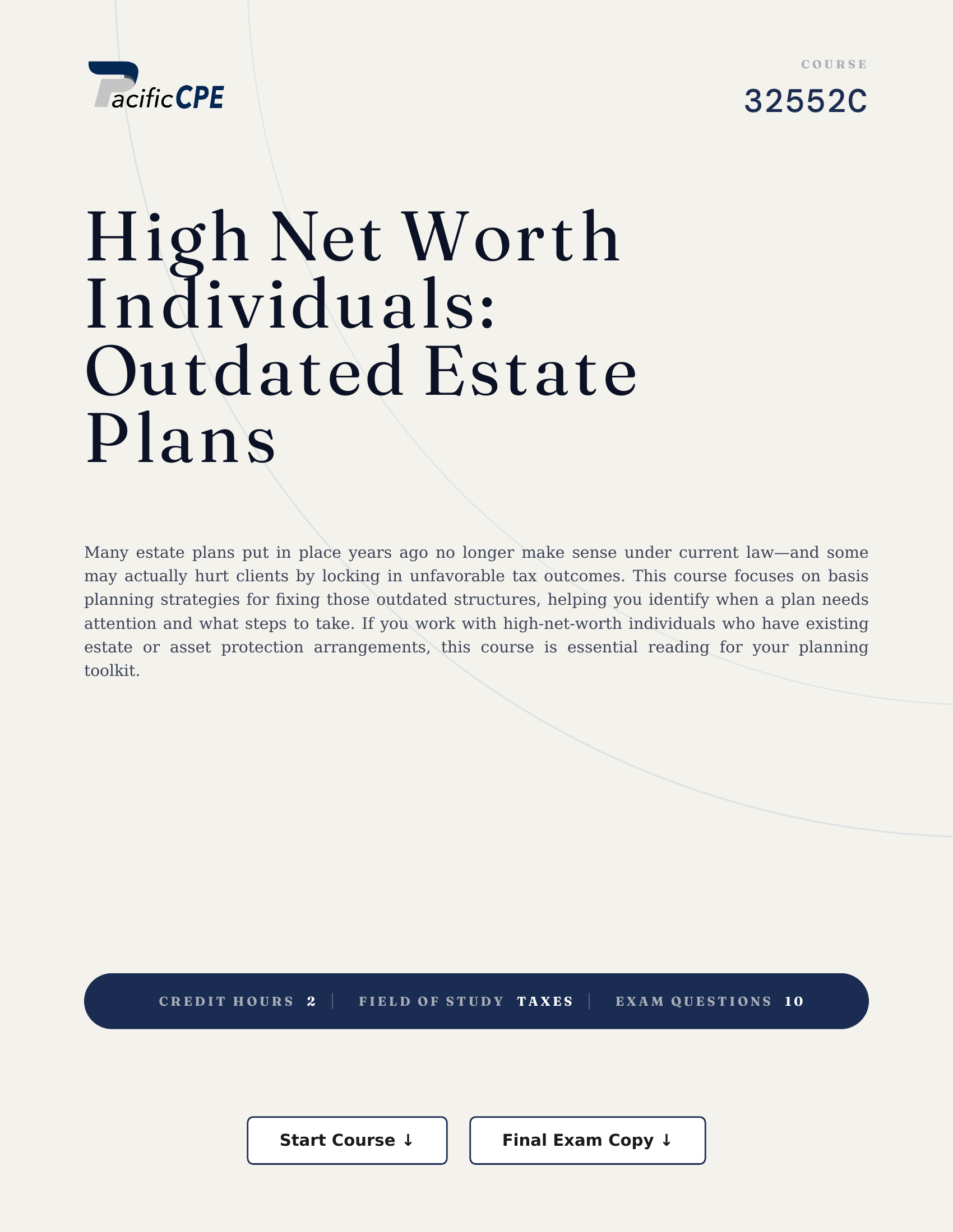 High Net Worth Individuals: Outdated Estate Plans
