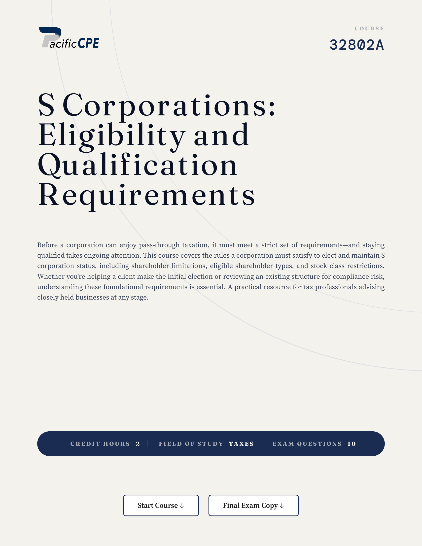 S Corporations: Eligibility and Qualification Requirements
