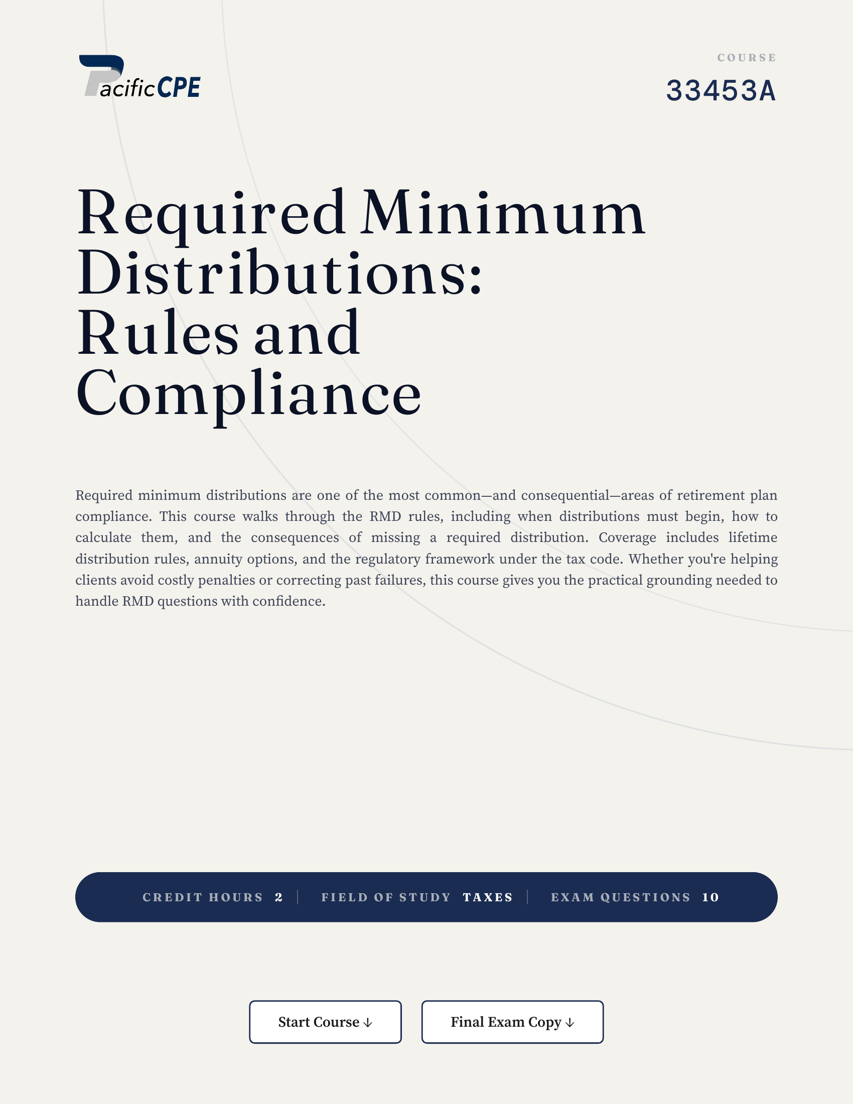 Required Minimum Distributions: Rules and Compliance