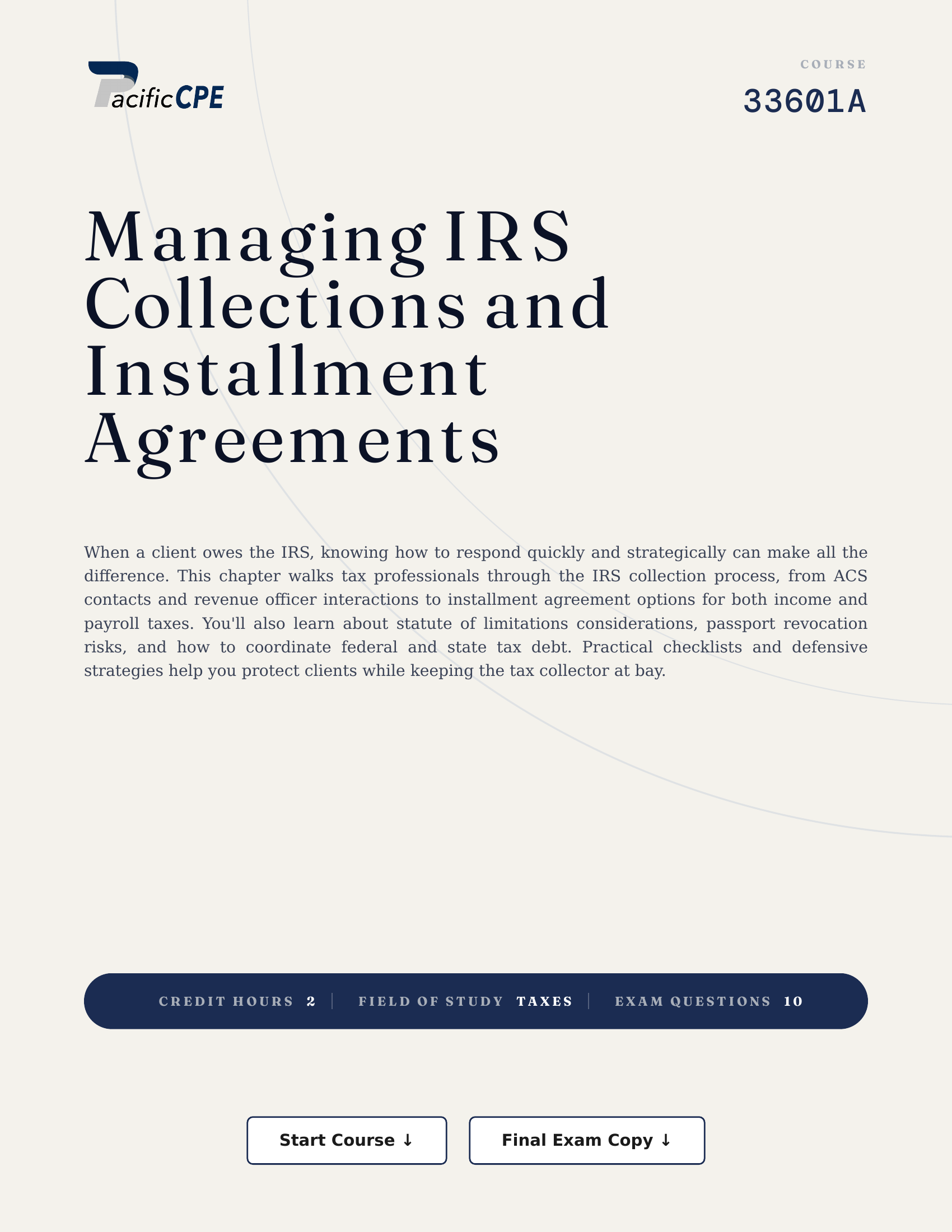 Managing IRS Collections and Installment Agreements