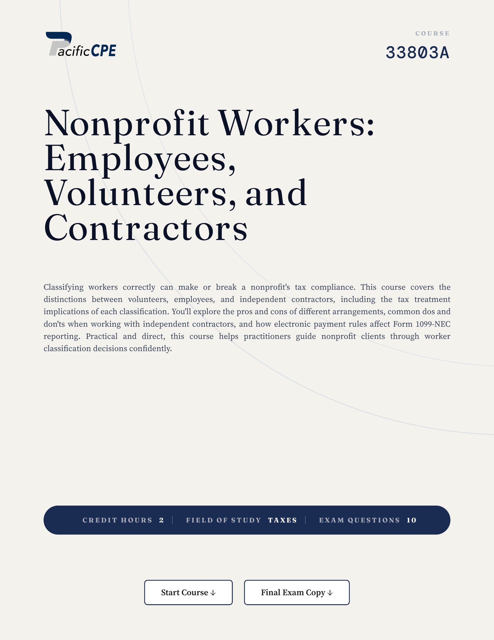 Nonprofit Workers: Employees, Volunteers, and Contractors
