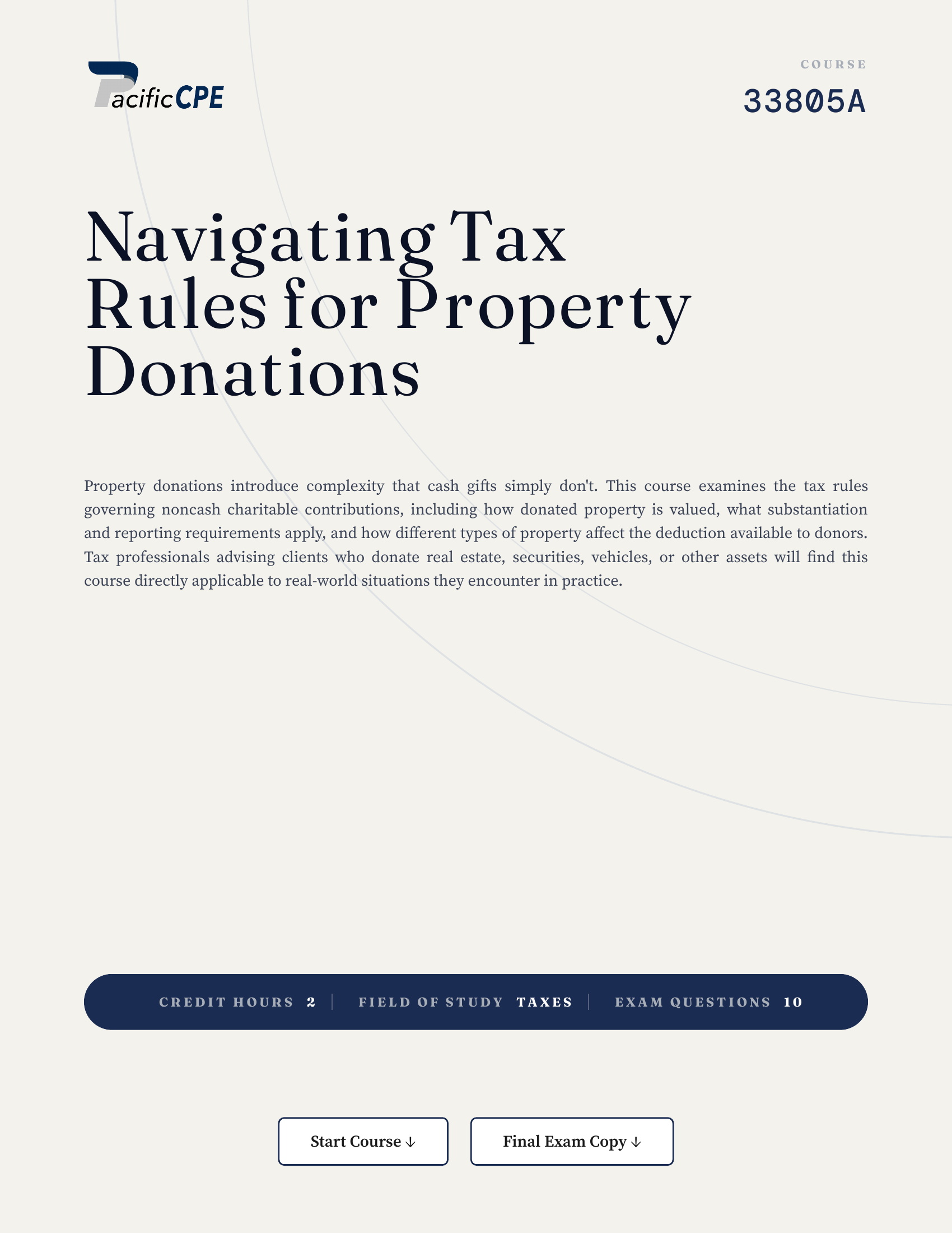 Navigating Tax Rules for Property Donations