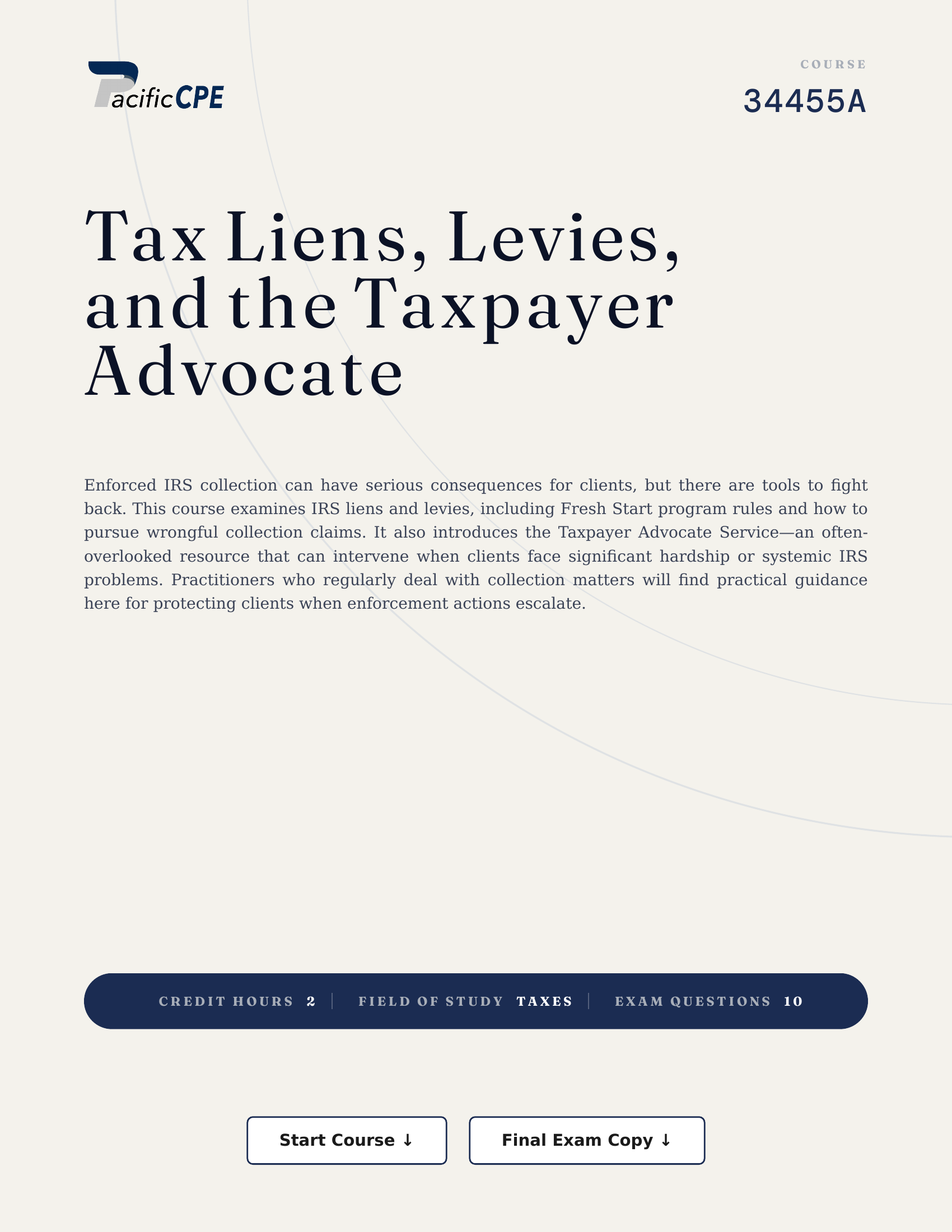 Tax Liens, Levies, and the Taxpayer Advocate