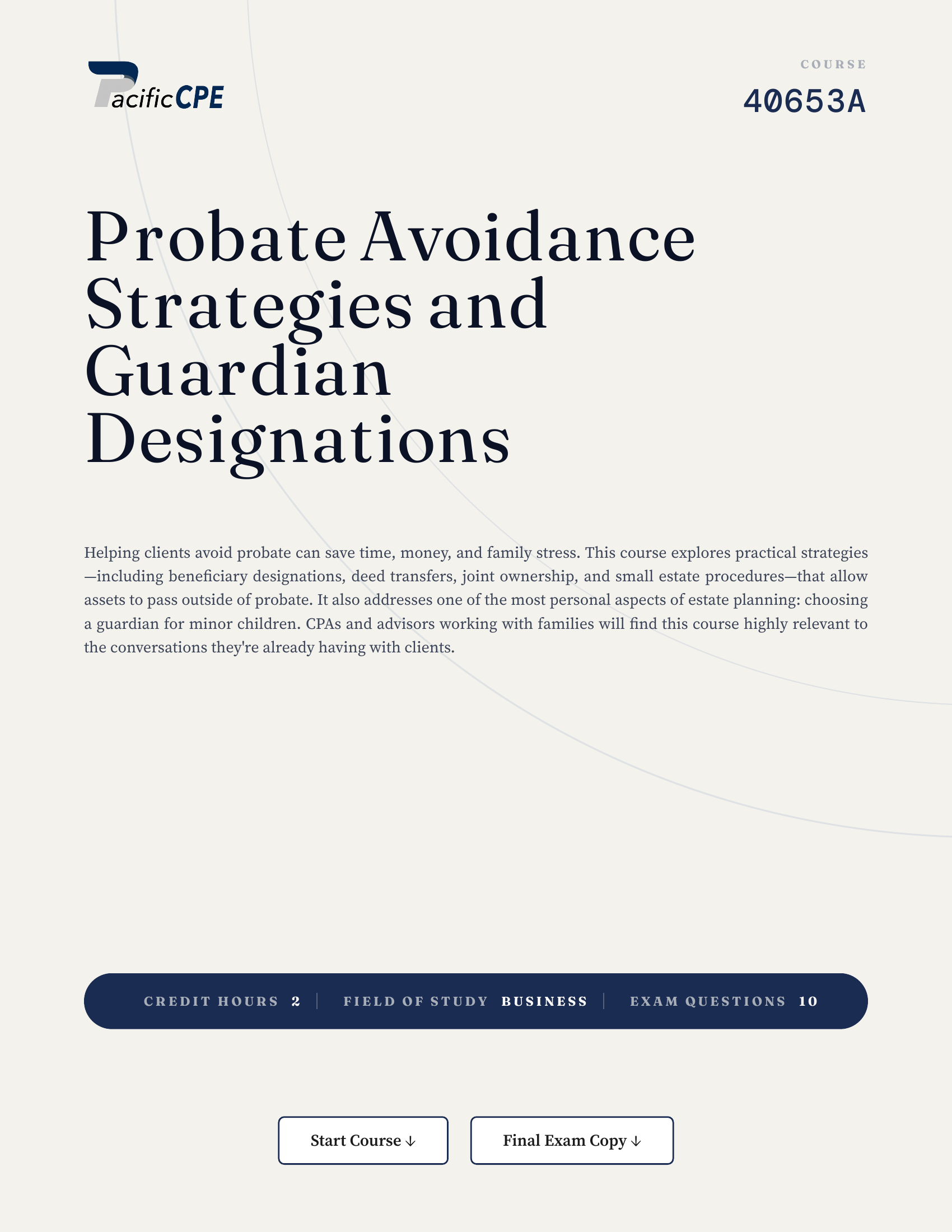 Probate Avoidance Strategies and Guardian Designations