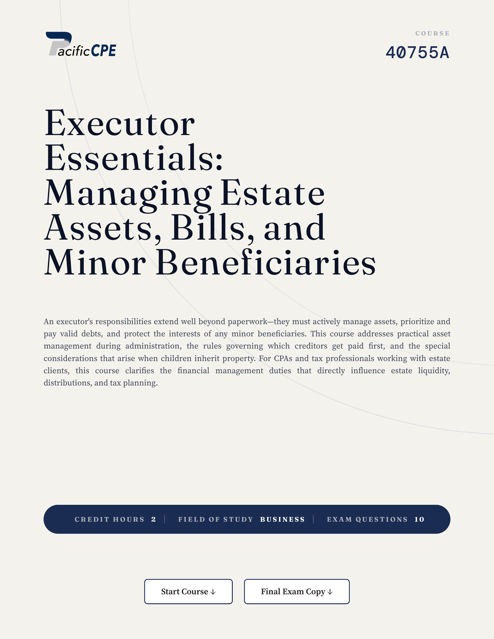 Executor Essentials: Managing Estate Assets, Bills, and Minor Beneficiaries