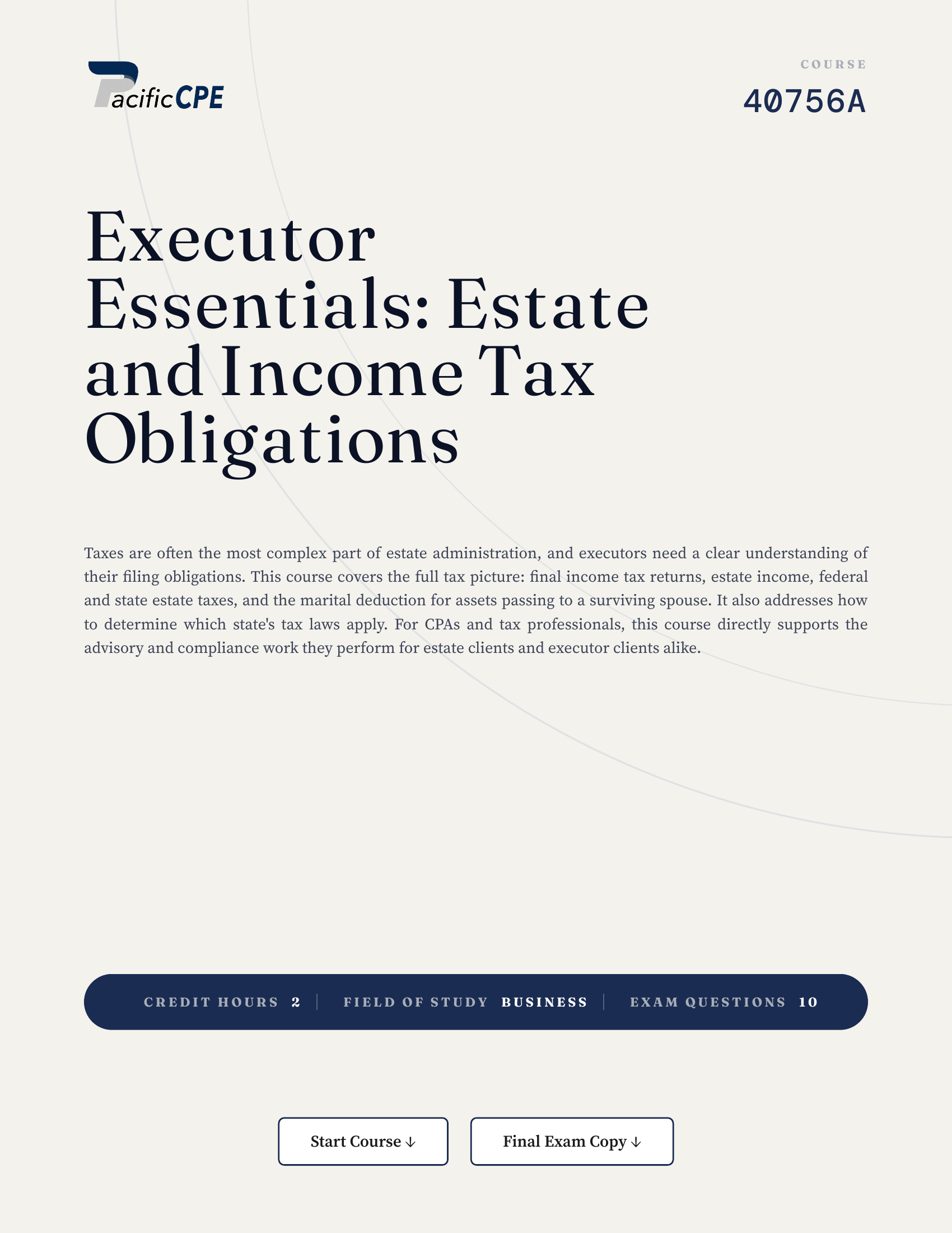 Executor Essentials: Estate and Income Tax Obligations