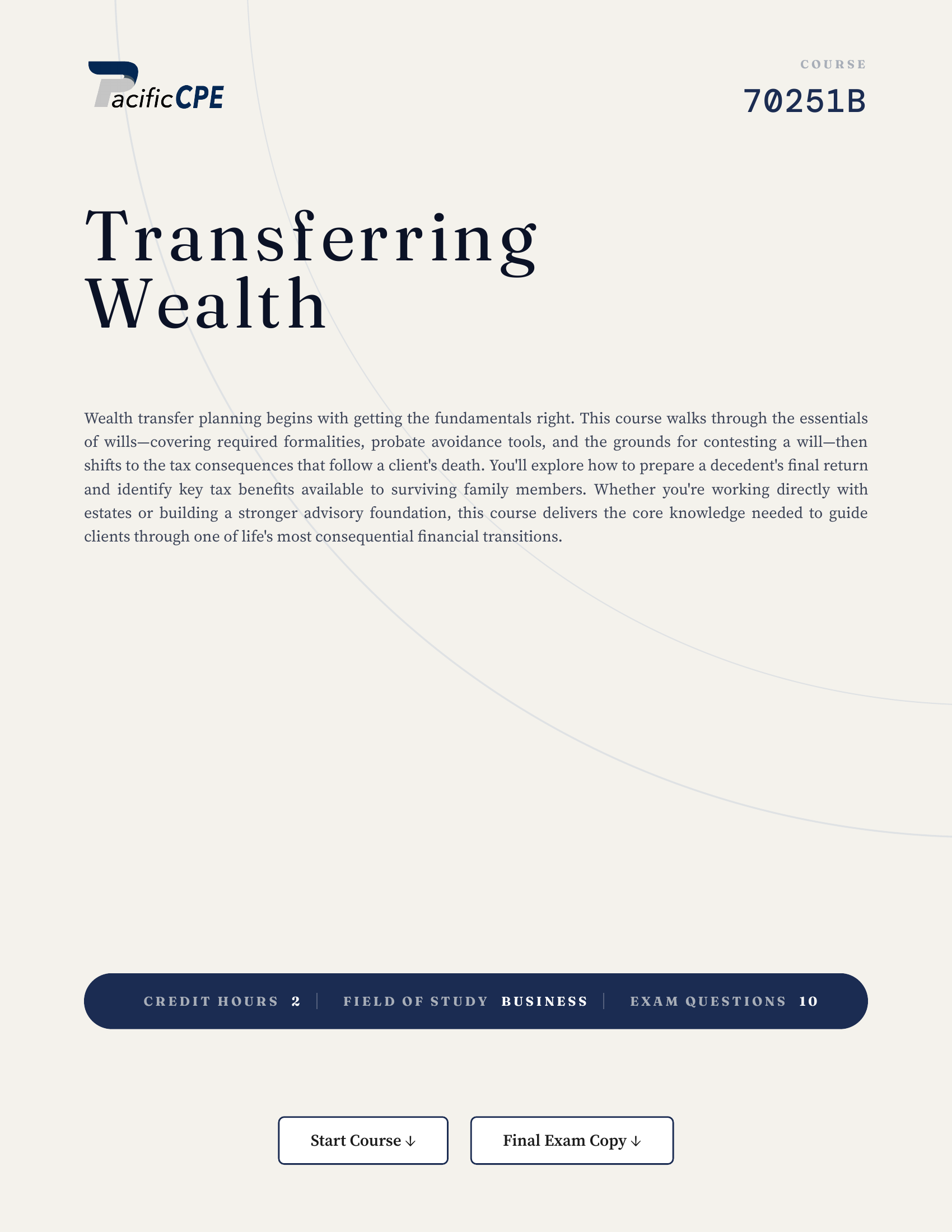 Transferring Wealth