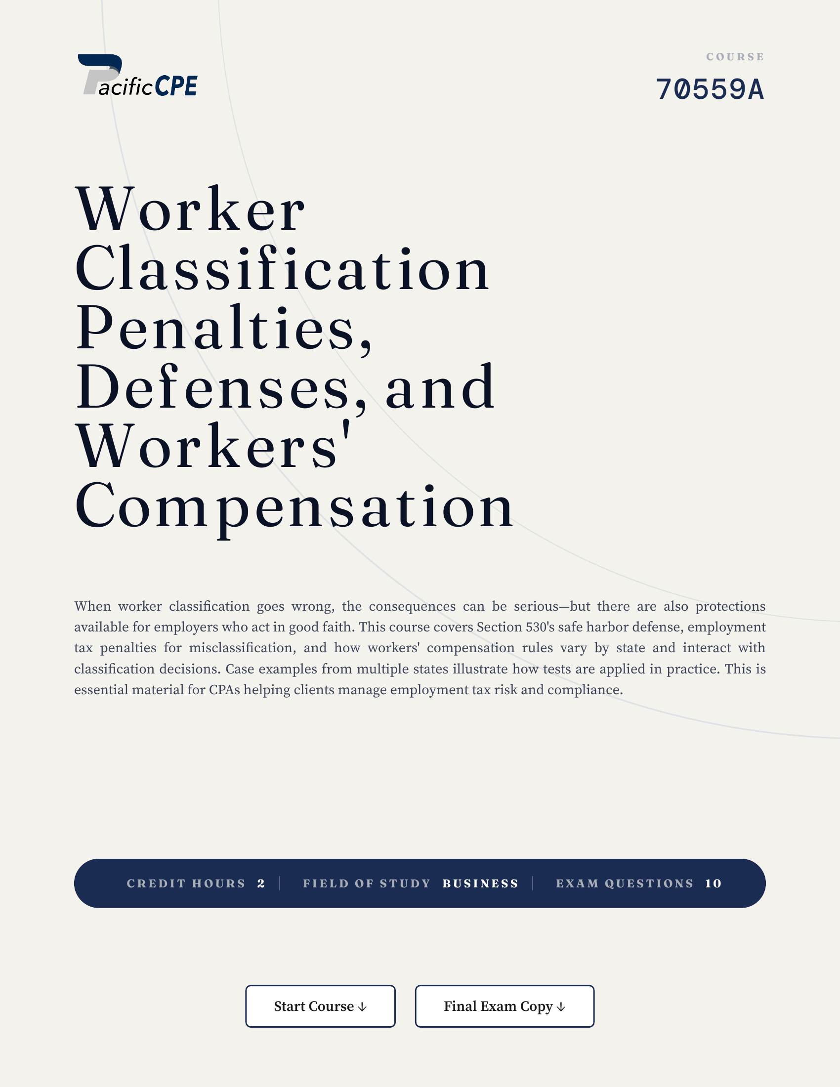 Worker Classification Penalties, Defenses, and Workers' Compensation