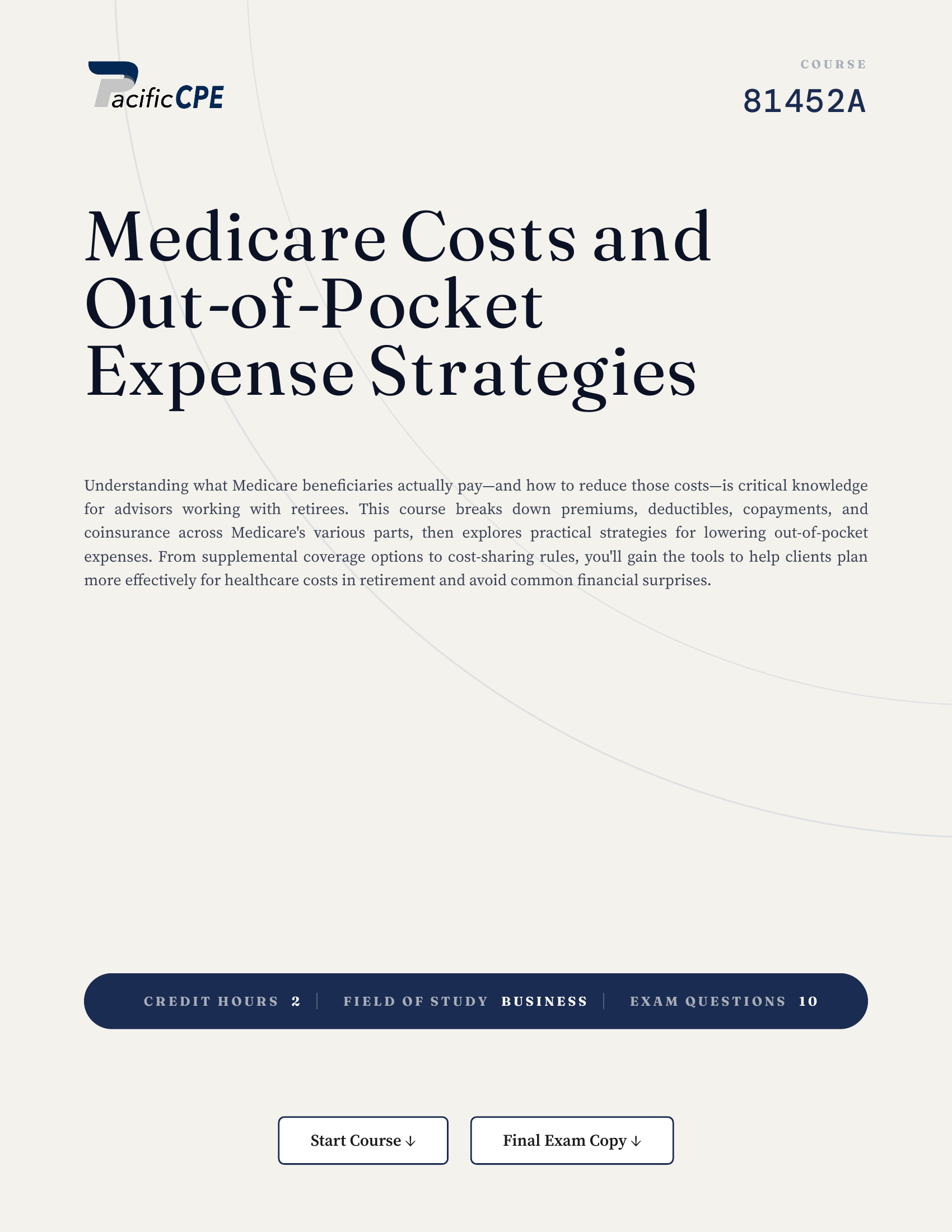 Medicare Costs and Out-of-Pocket Expense Strategies