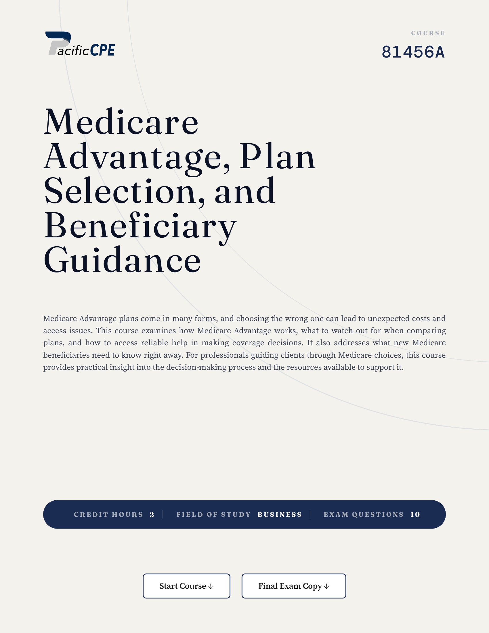 Medicare Advantage, Plan Selection, and Beneficiary Guidance