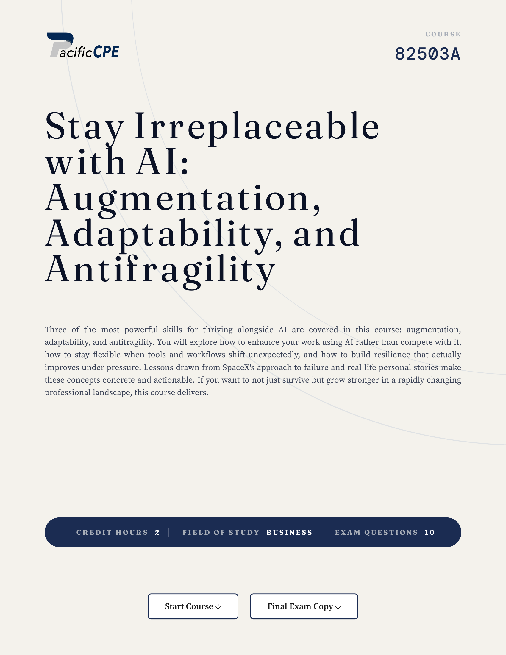 Stay Irreplaceable with AI: Augmentation, Adaptability, and Antifragility