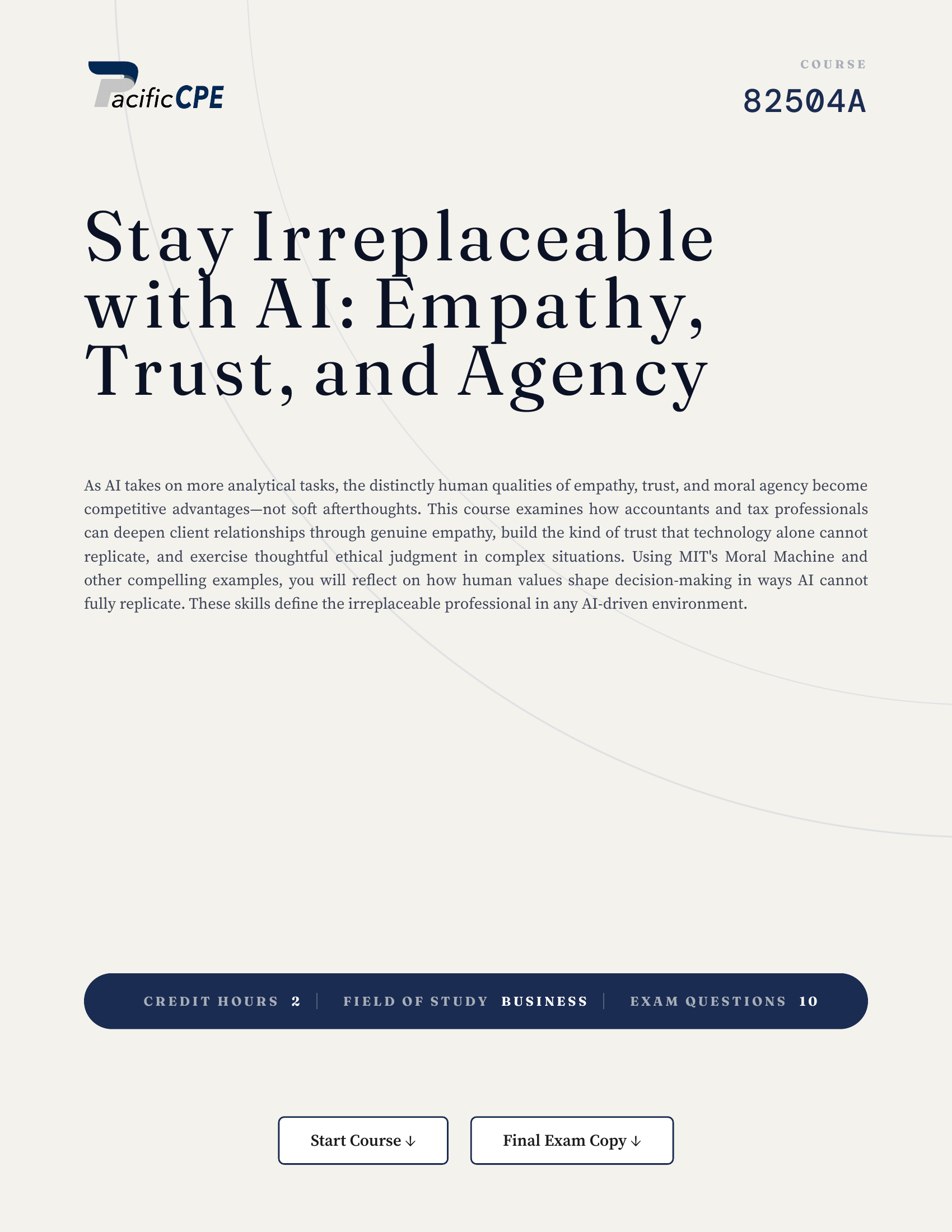 Stay Irreplaceable with AI: Empathy, Trust, and Agency
