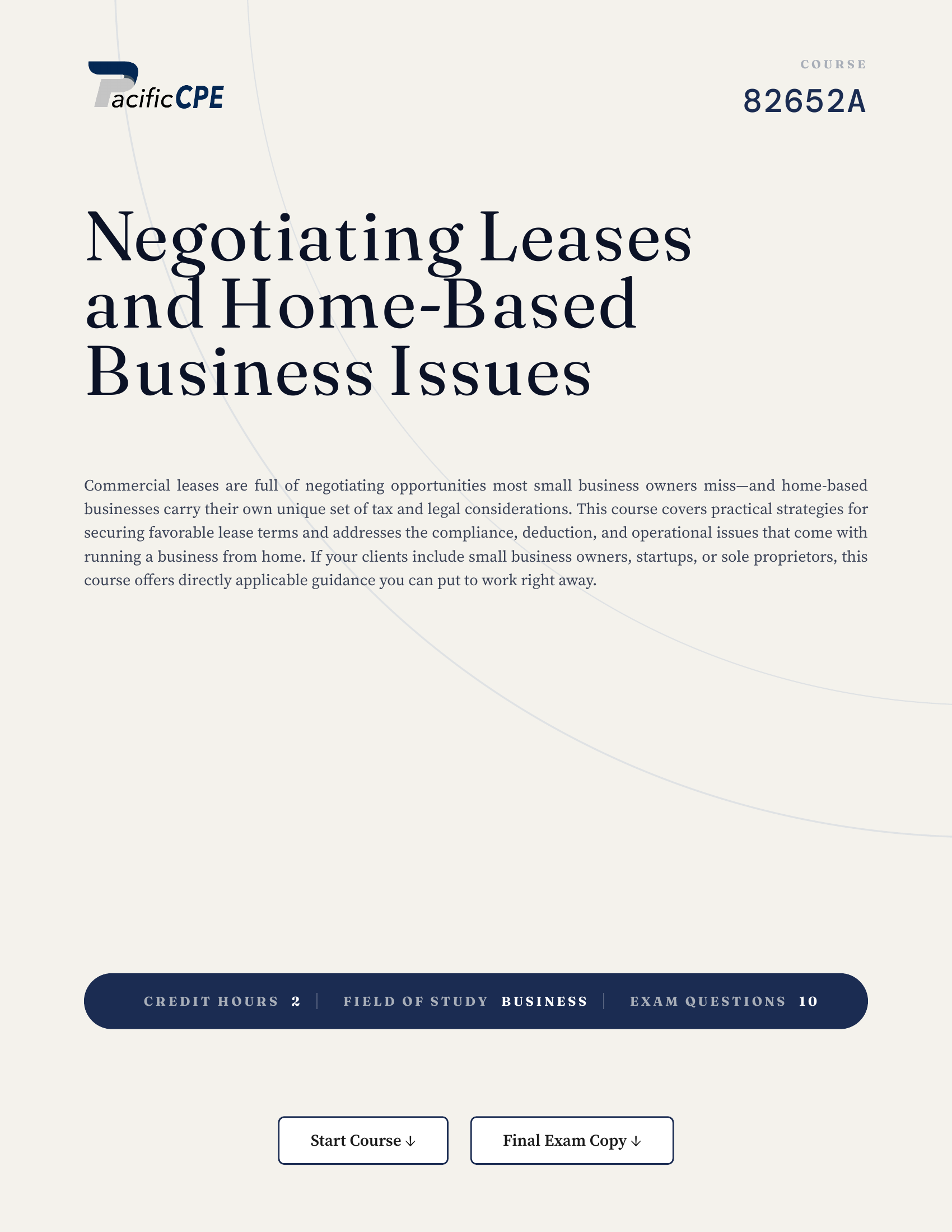 Negotiating Leases and Home-Based Business Issues