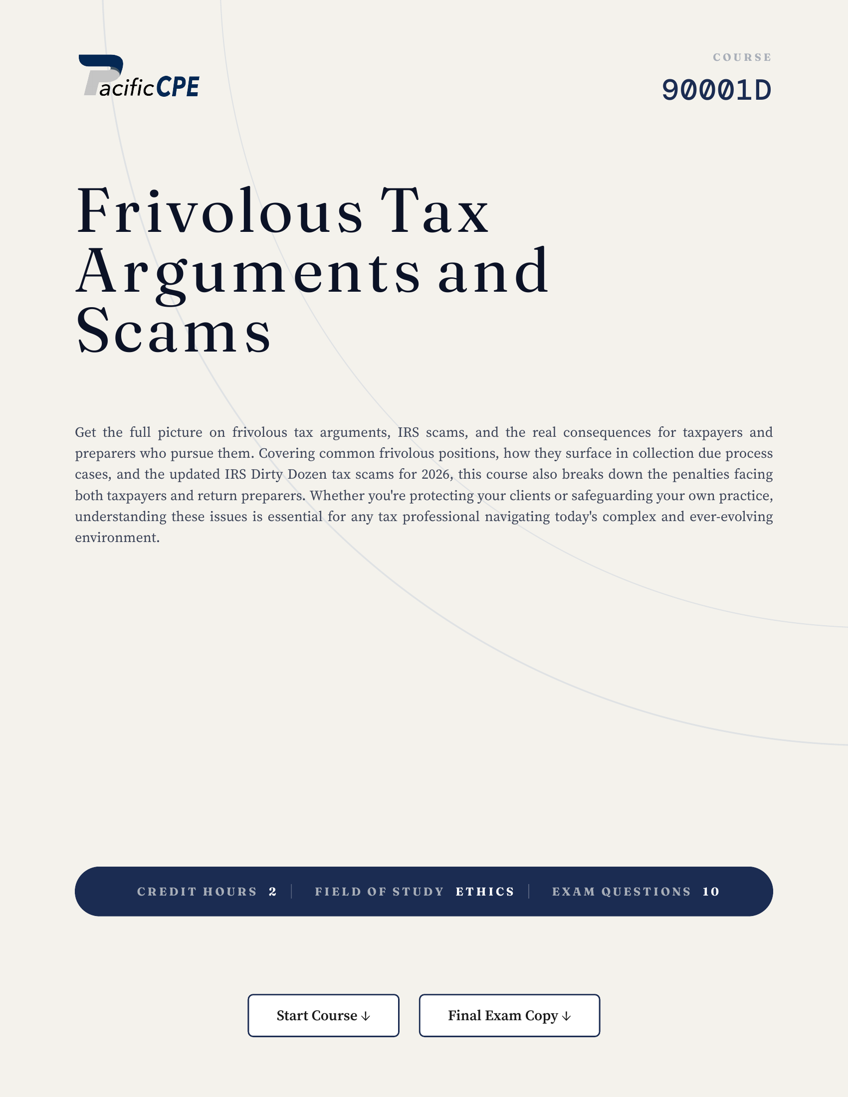 Frivolous Tax Arguments and Scams